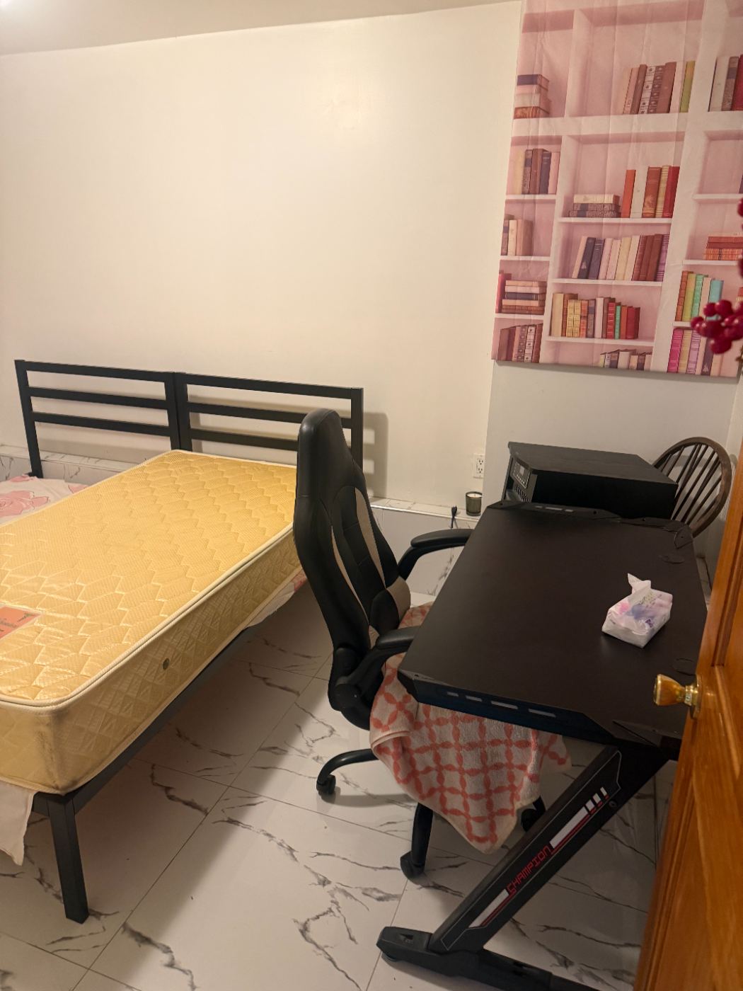 纽约市马斯佩斯（Maspeth）半地下室大单房，配备独立卫生间。