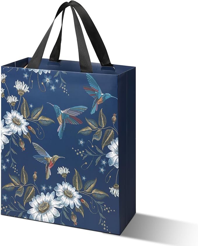 Premium Gift Bags Set of 3 – Elegant Design with Ribbon Handles, Gift Bags for Birthdays, Weddings & Special Occasions