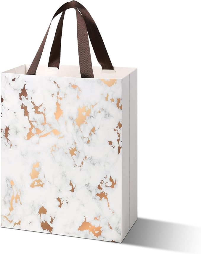 Premium Gift Bags Set of 3 – Elegant Design with Ribbon Handles, Gift Bags for Birthdays, Weddings & Special Occasions