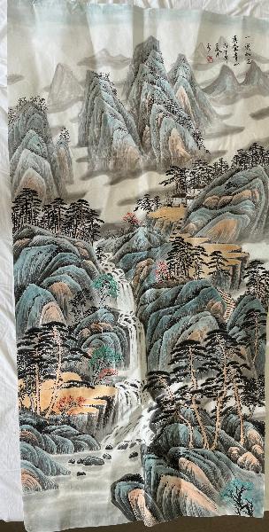 纯手绘山水画，$25-35。买到赚到，只有几幅，国内美术协会画家 - 二手闲置 图片3
