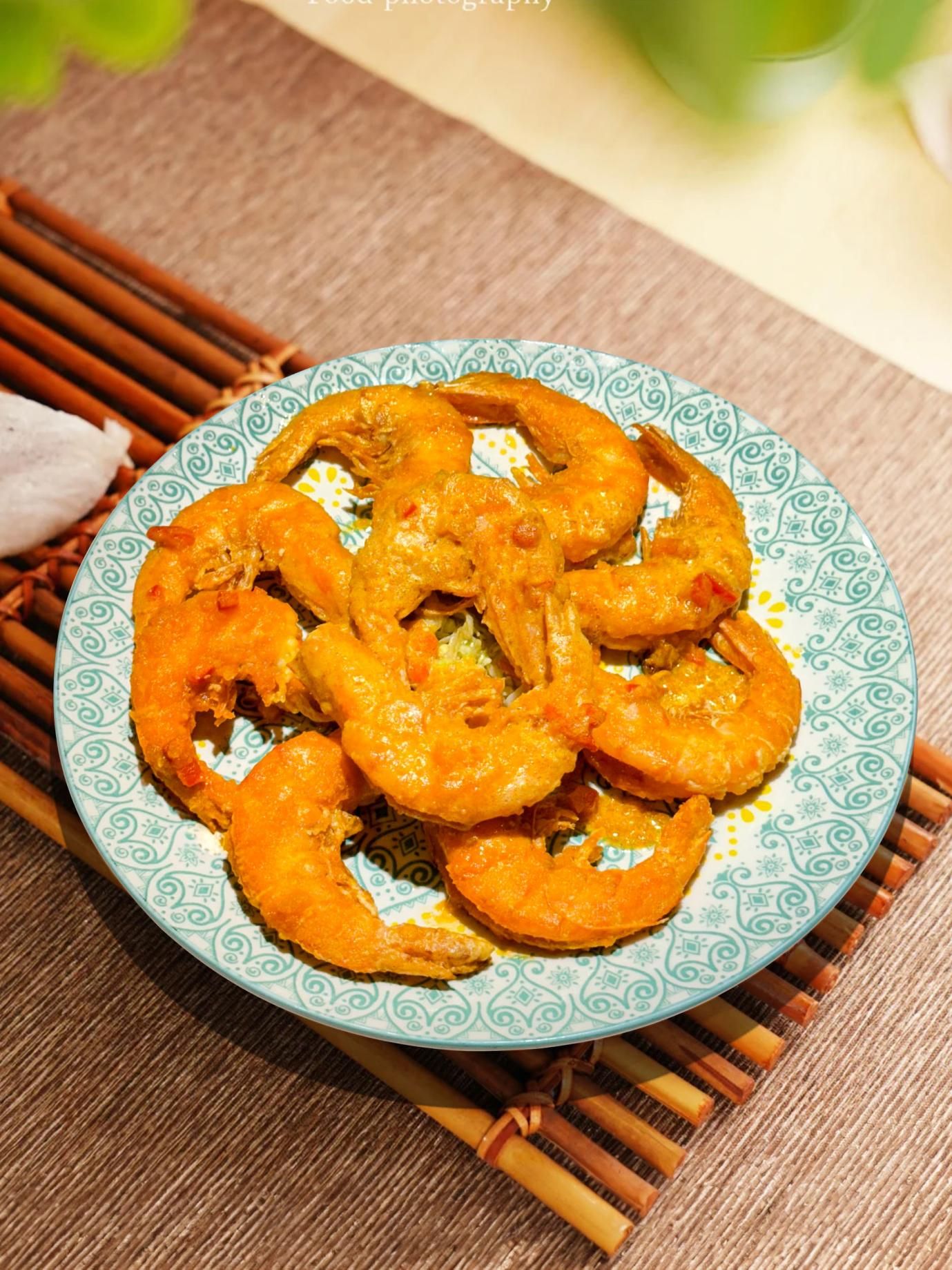 咸蛋黄金沙大虾