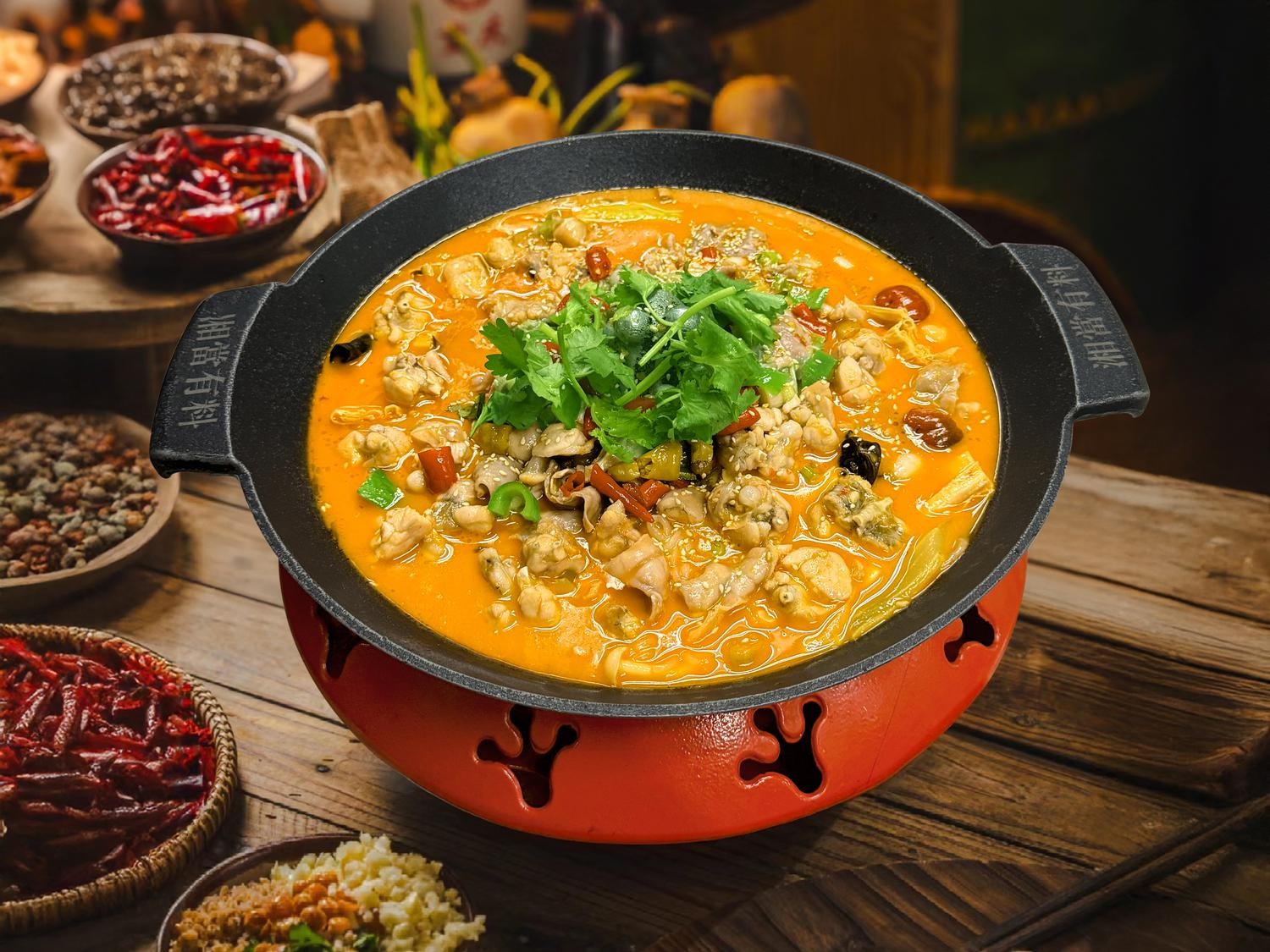 招牌酸汤牛蛙（大份）